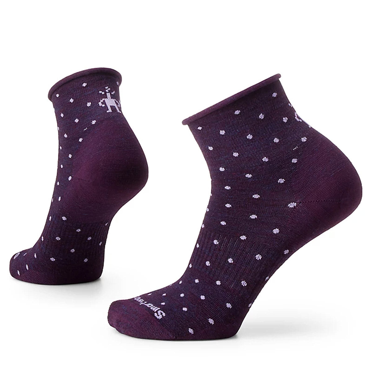 Smartwool Women&#39;s Everyday Classic Dot Ankle Socks Purple Iris