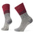 Smartwool Women's Everyday Popcorn Cable Crew Socks Tibetan Red