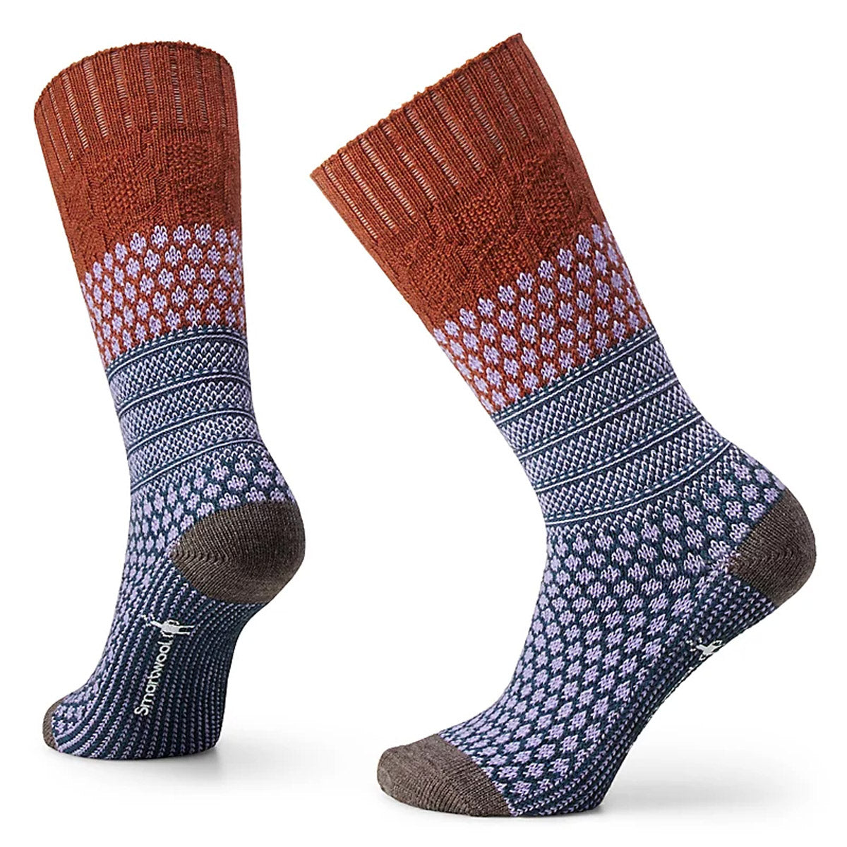 Smartwool Women&#39;s Everyday Popcorn Cable Crew Socks Picante