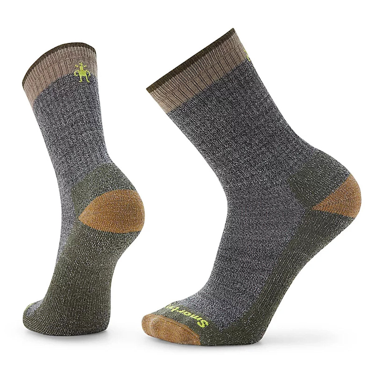 Smartwool Men&#39;s Everyday Rollinsville Crew Socks Fossil