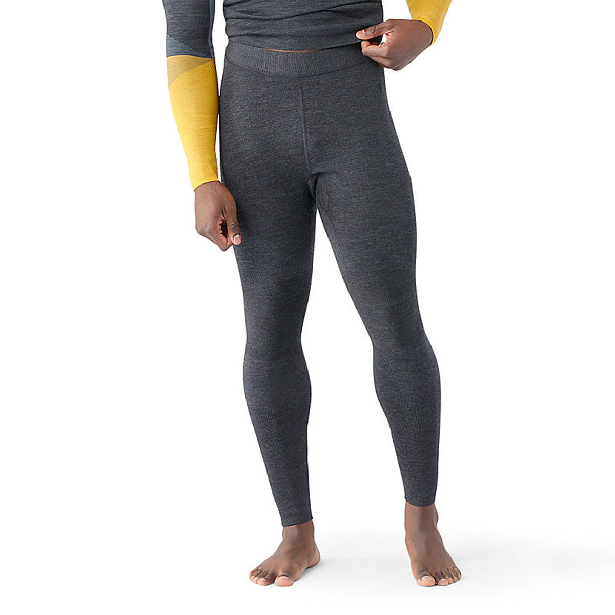 Smartwool Men's Intraknit Thermal Merino Baselayer Bottom Charcoal Heather/Black
