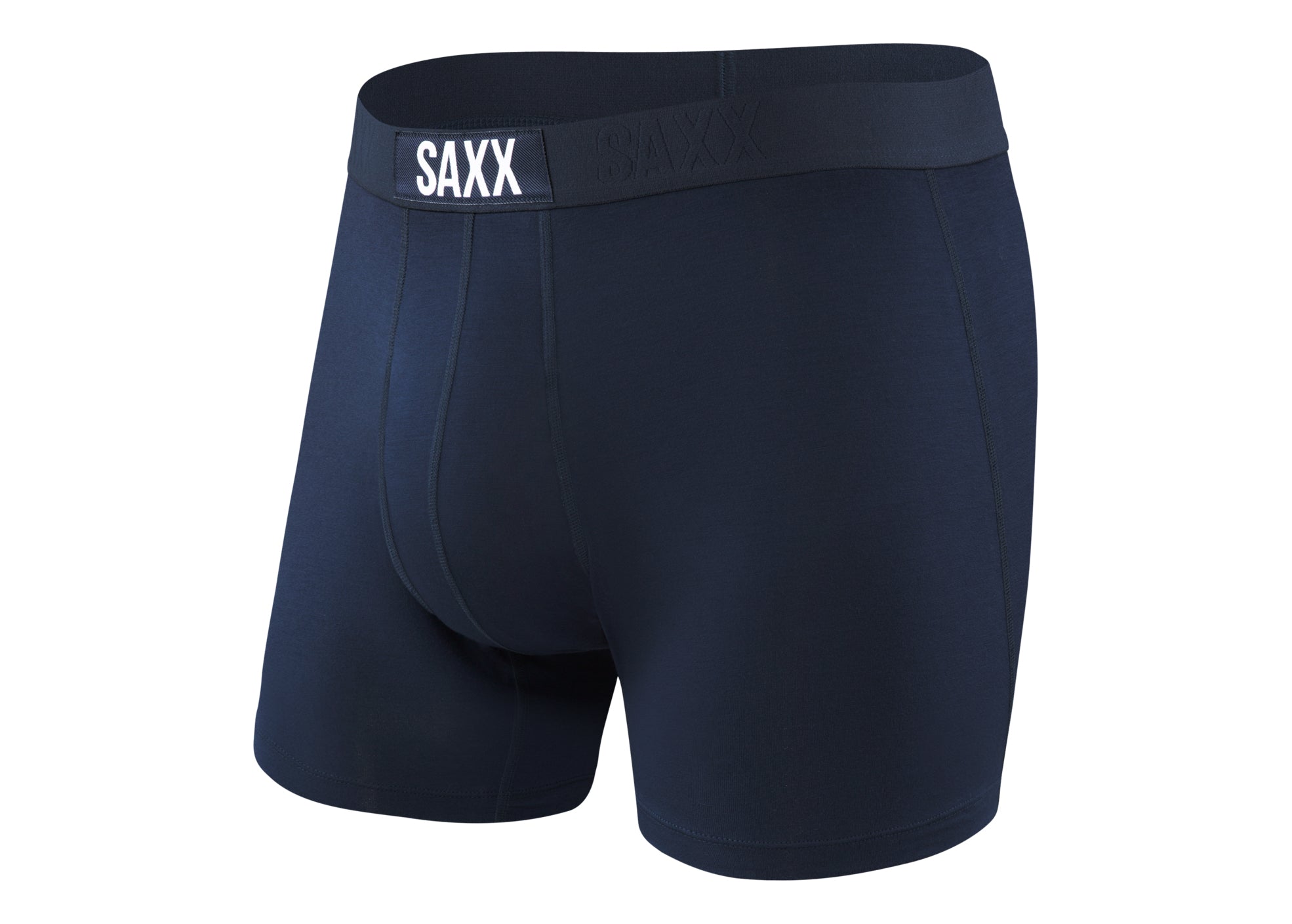 Saxx Underwear Co. Men's Vibe Super Soft Boxer Brief NVY Navy: