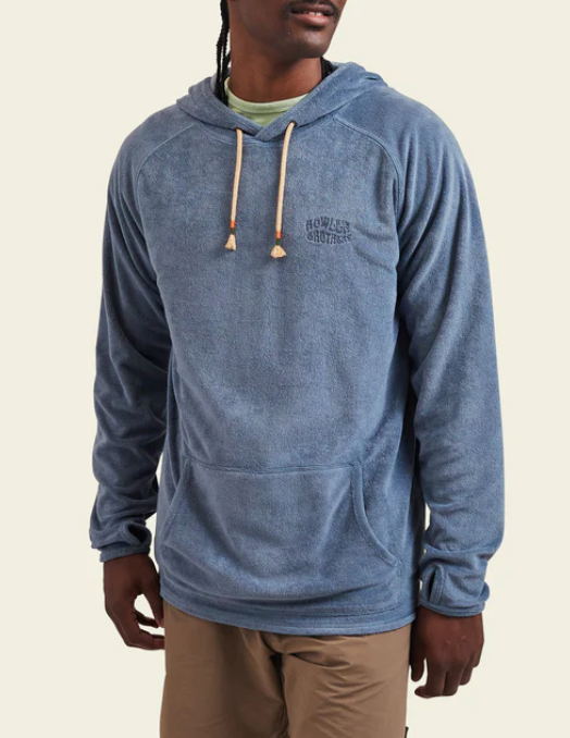 Howler Brothers M Terrycloth Hoodie BU Blue Mirage / L