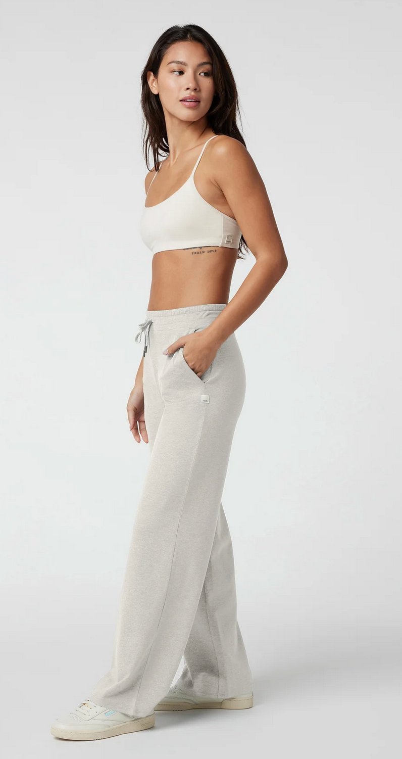 Vuori W Halo Essential Wideleg HEE Ecru Heather