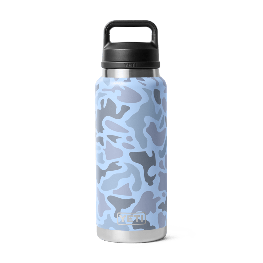 Yeti Rambler 36 oz Bottle with Chug Cap Blue Camo