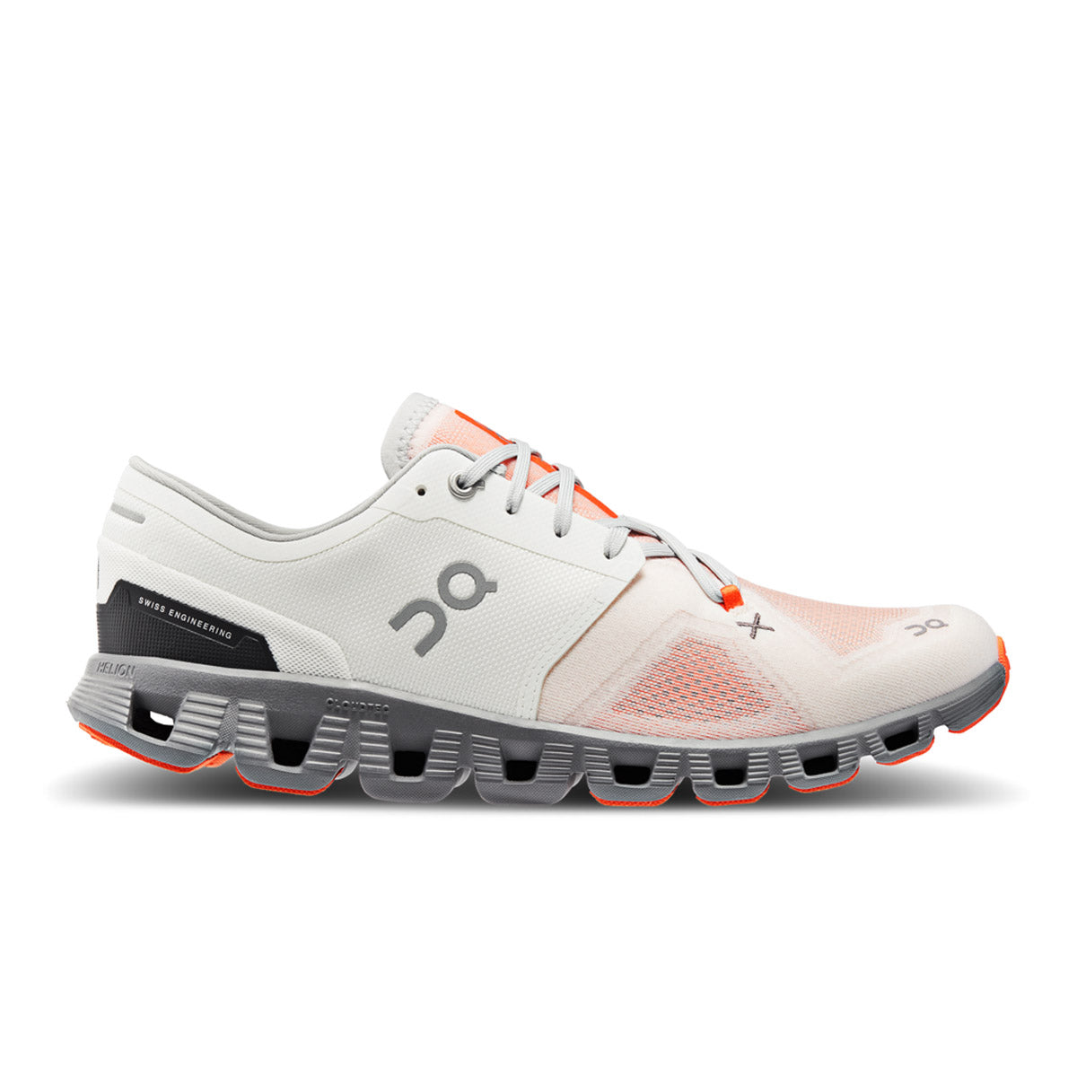 On Running Men&#39;s Cloud X 3 Ivory | Alloy