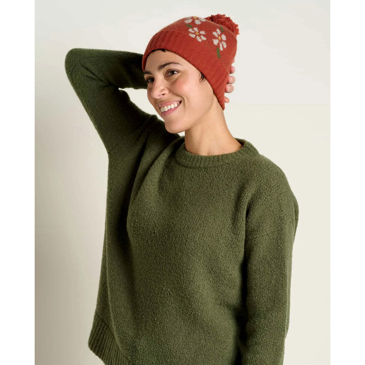 Toad&Co. Women's Cazadero Pom Beanie Cinnamon