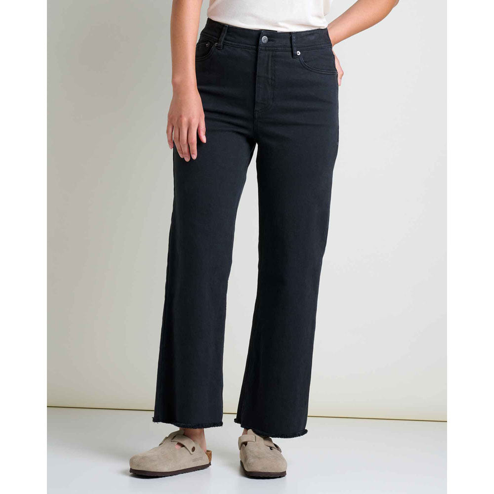 Toad&Co. Womens Balsam Cutoff Pant Washed Black