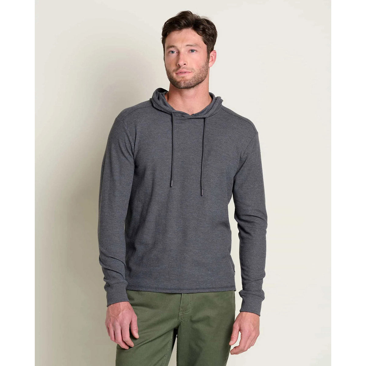 Toad&amp;Co. Men&#39;s Framer II Long Sleeve Hoodie Soot