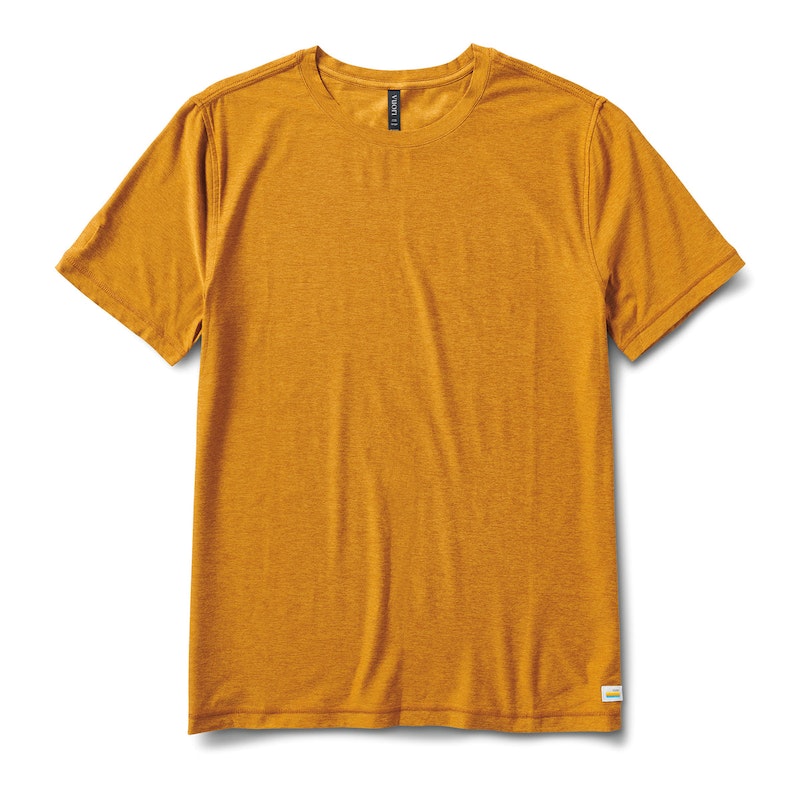 Vuori Men&#39;s Strato Tech Tee TSH Toast Heather