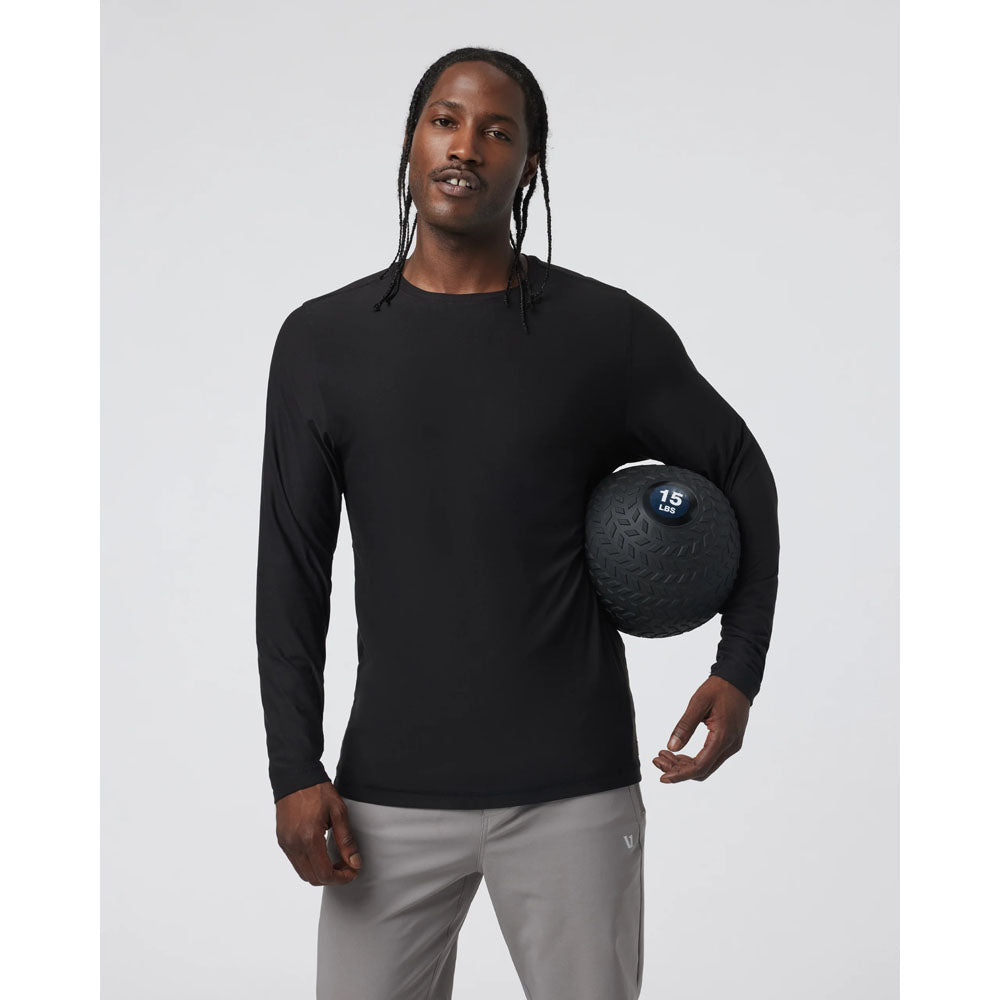 Vuori Mens L/s Strato Tech Tee Black