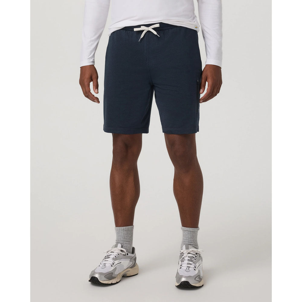 Vuori Mens Sunday Performance Short 8 Ink Heather