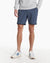 Vuori Mens Banks Short Azure Linen Texture