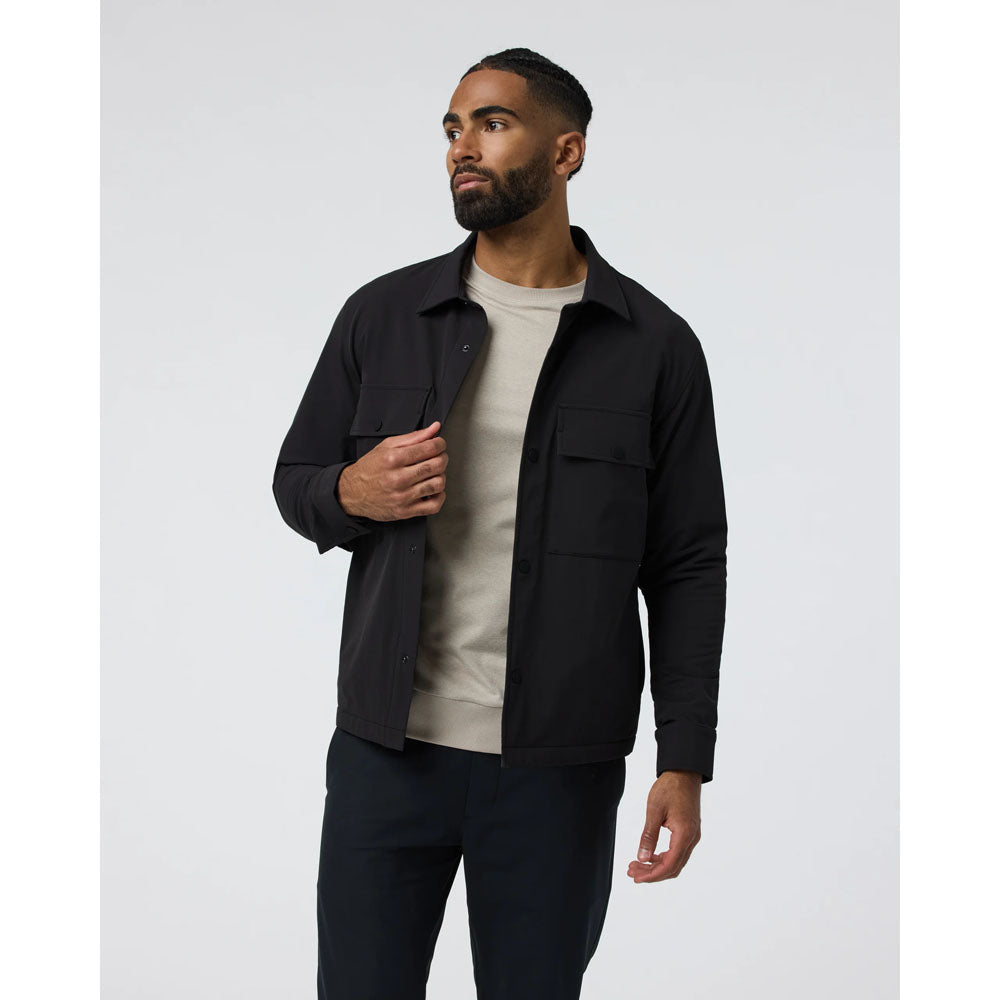 Vuori M Lawson Tech Shirt Jacket Black