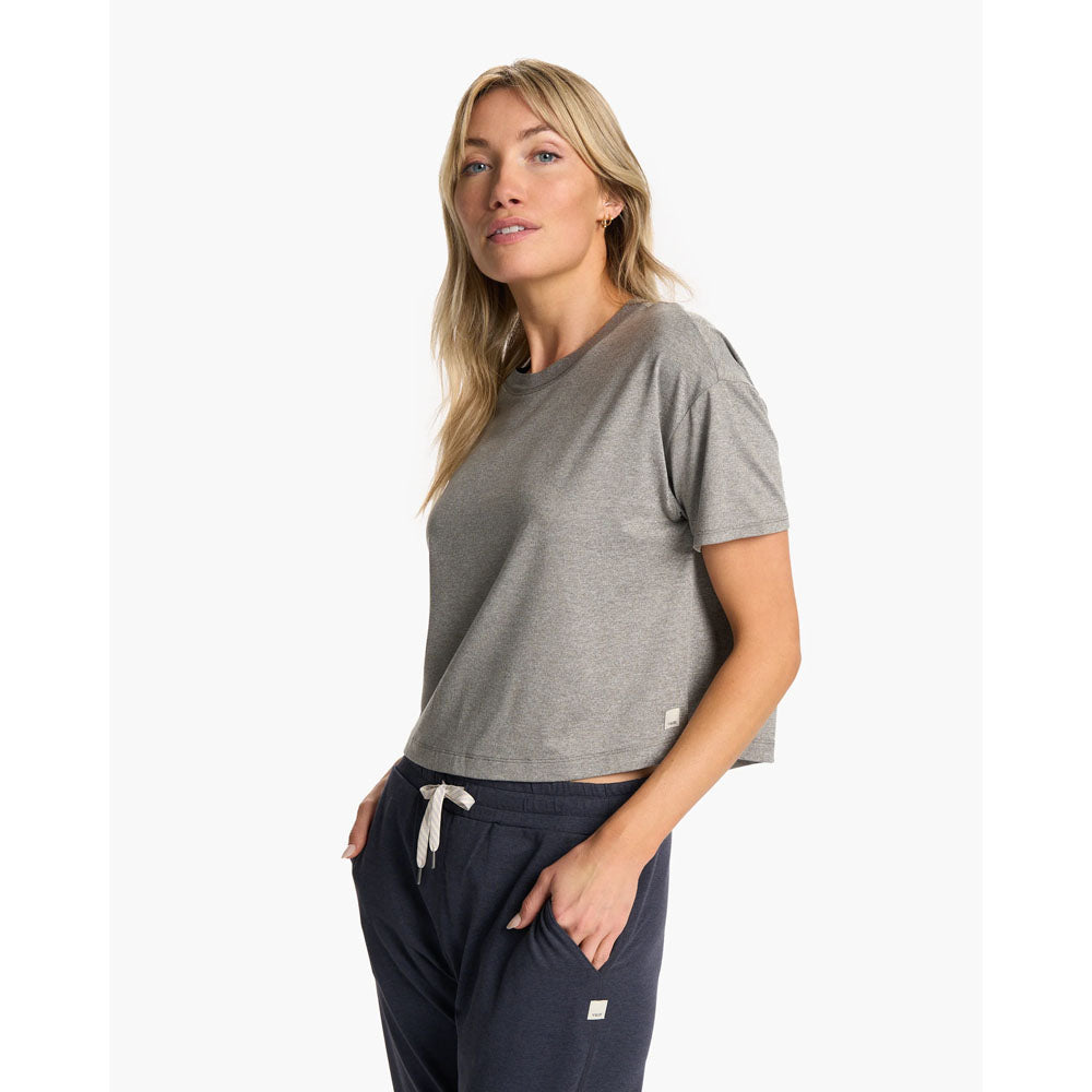 Vuori W Energy Tee Heather Grey
