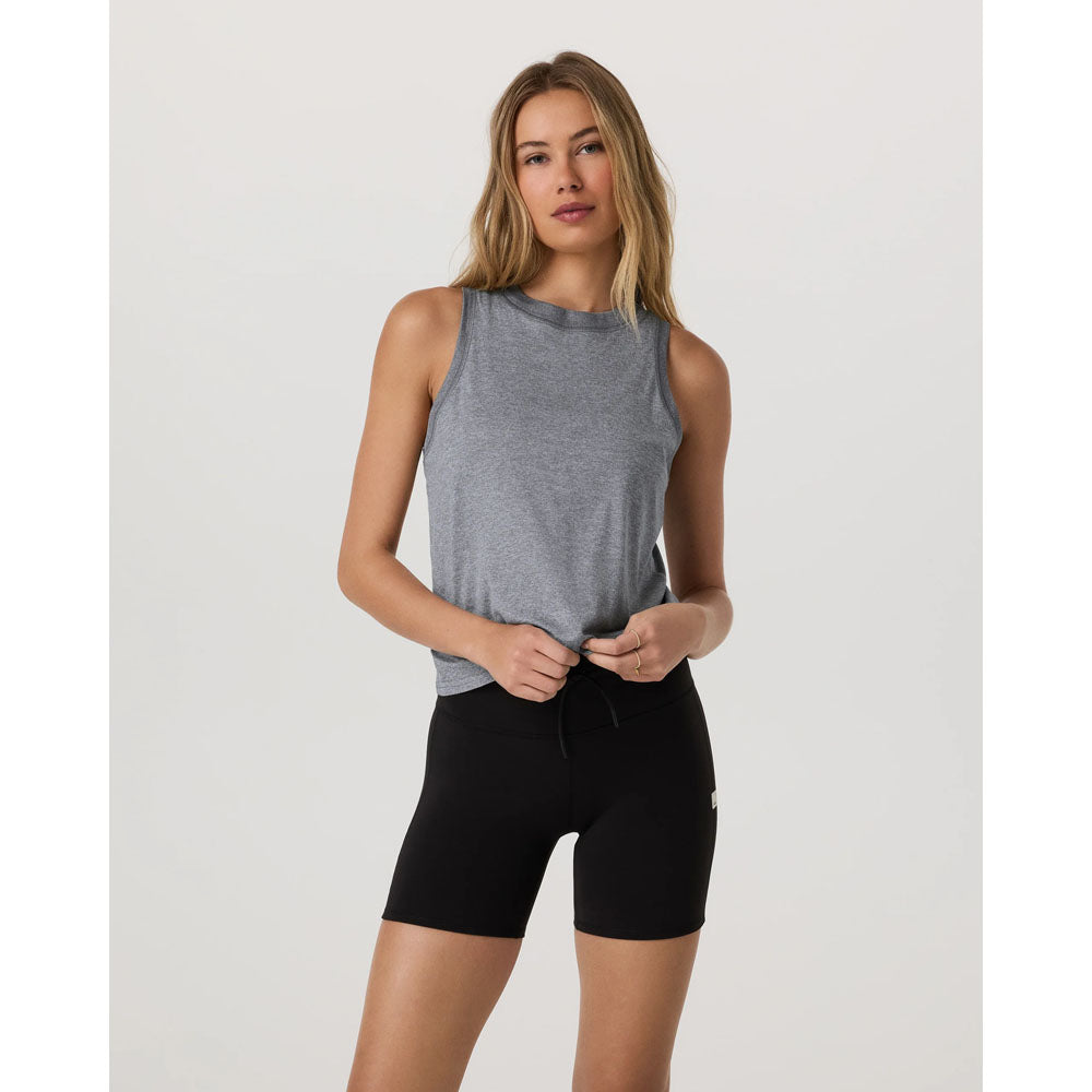 Vuori Womens Energy Top Heather Grey
