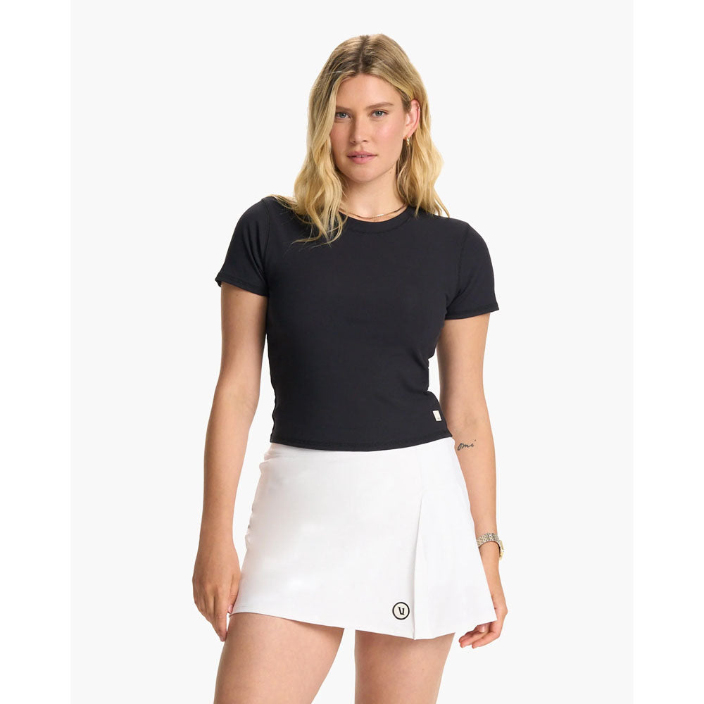 Vuori Womens Mudra Fitted Tee Black
