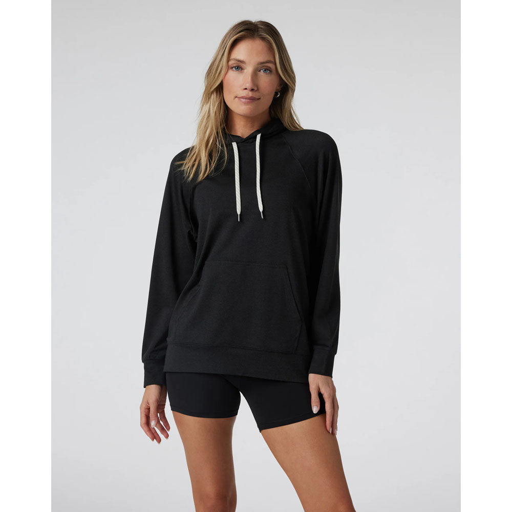 Vuori W Halo Oversized Hoodie Black Heather