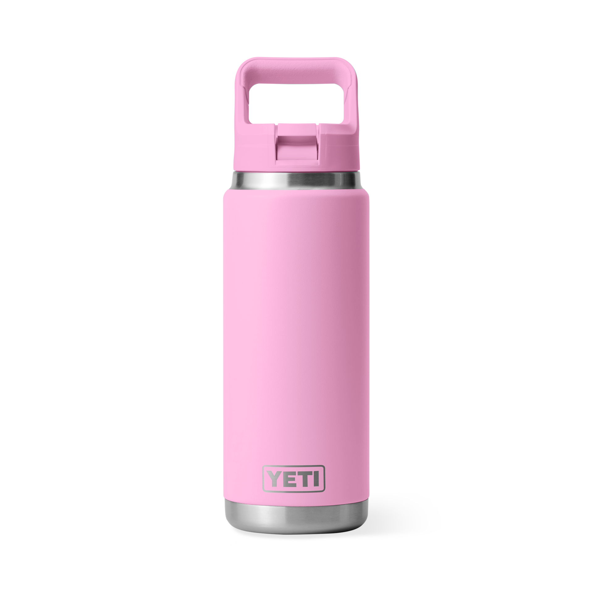 Yeti Rambler 26 oz Straw Bottle Power Pink