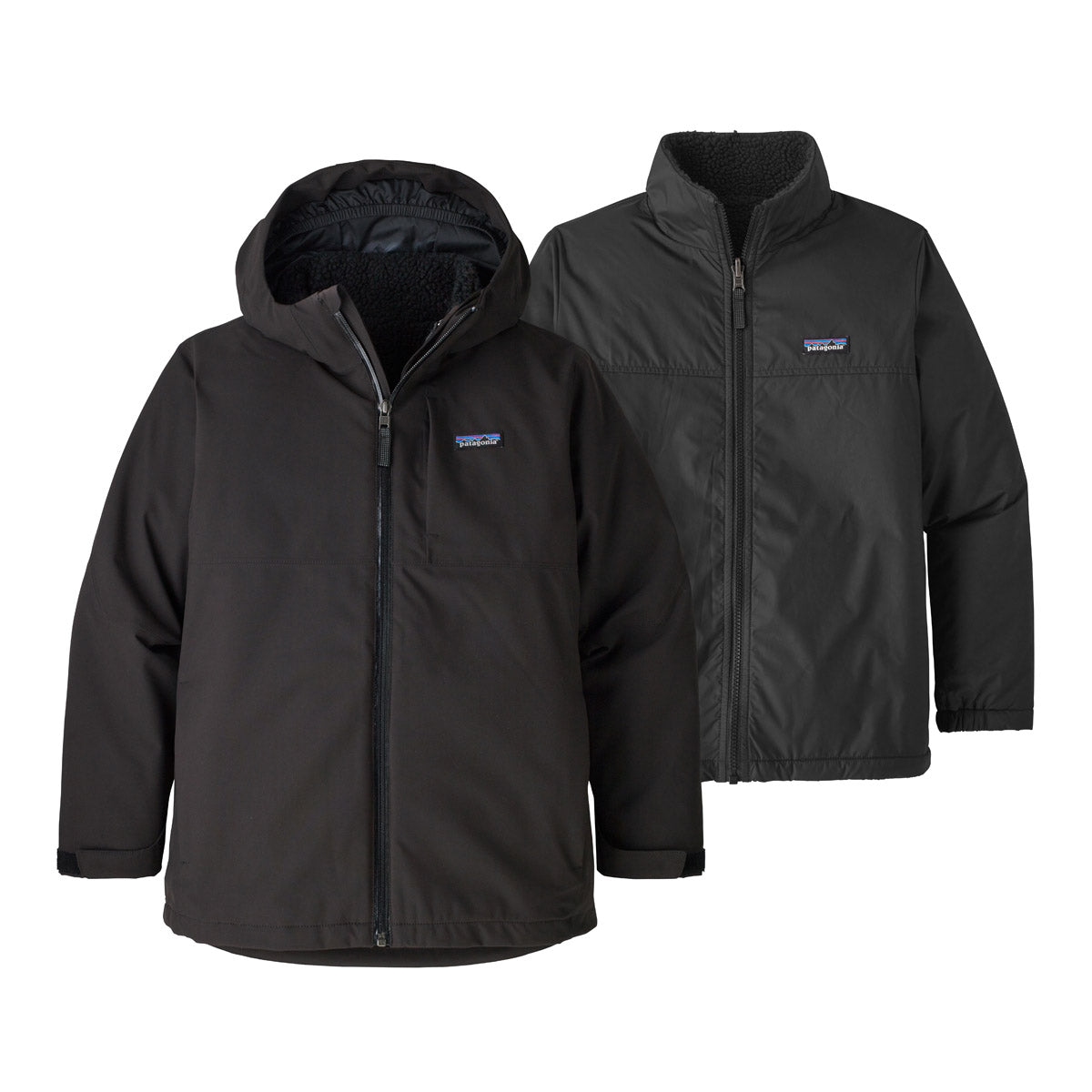 Patagonia Boys&#39; 4-in-1 Everyday Jacket Black