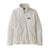 Patagonia Women's Micro D 1/4 Zip Fleece Birch White