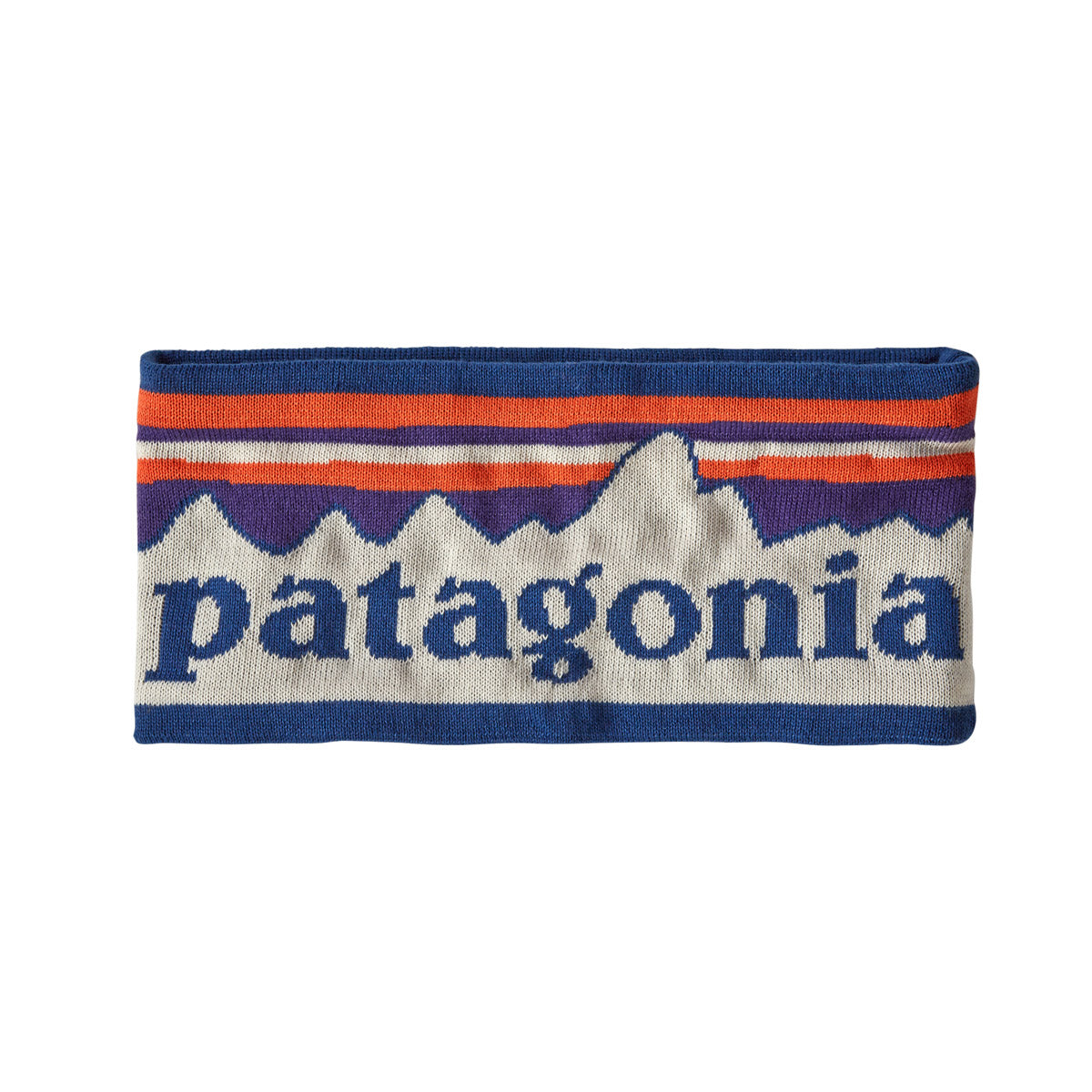 Patagonia Powder Town Headband Fitz Roy Sunrise Knit: Birch White