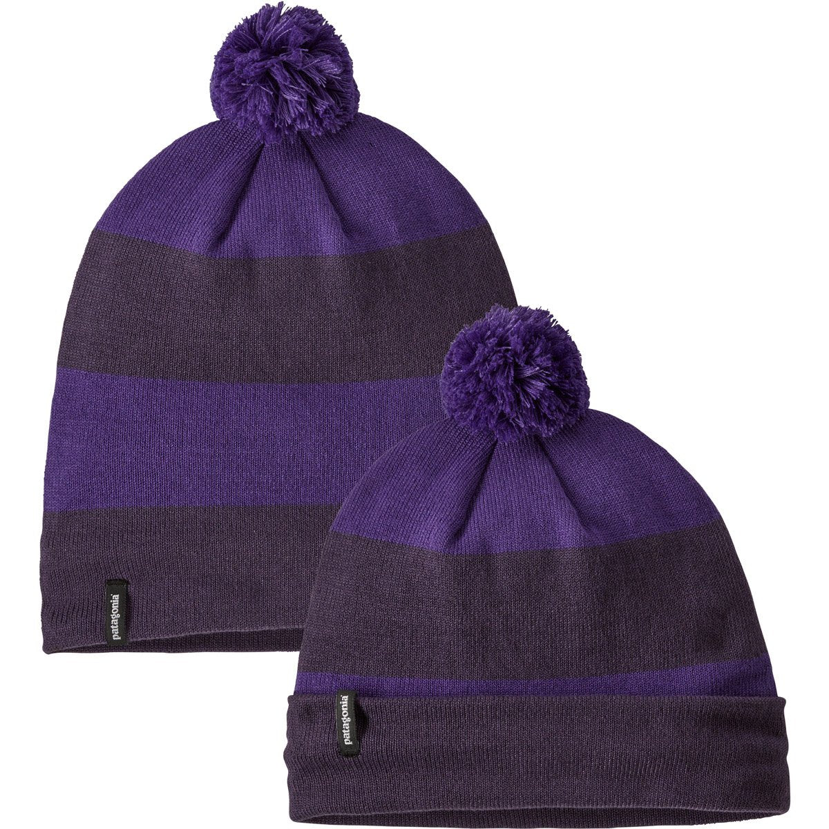 Patagonia Lightweight Powder Town Beanie Vote the Planet Knit: Purple