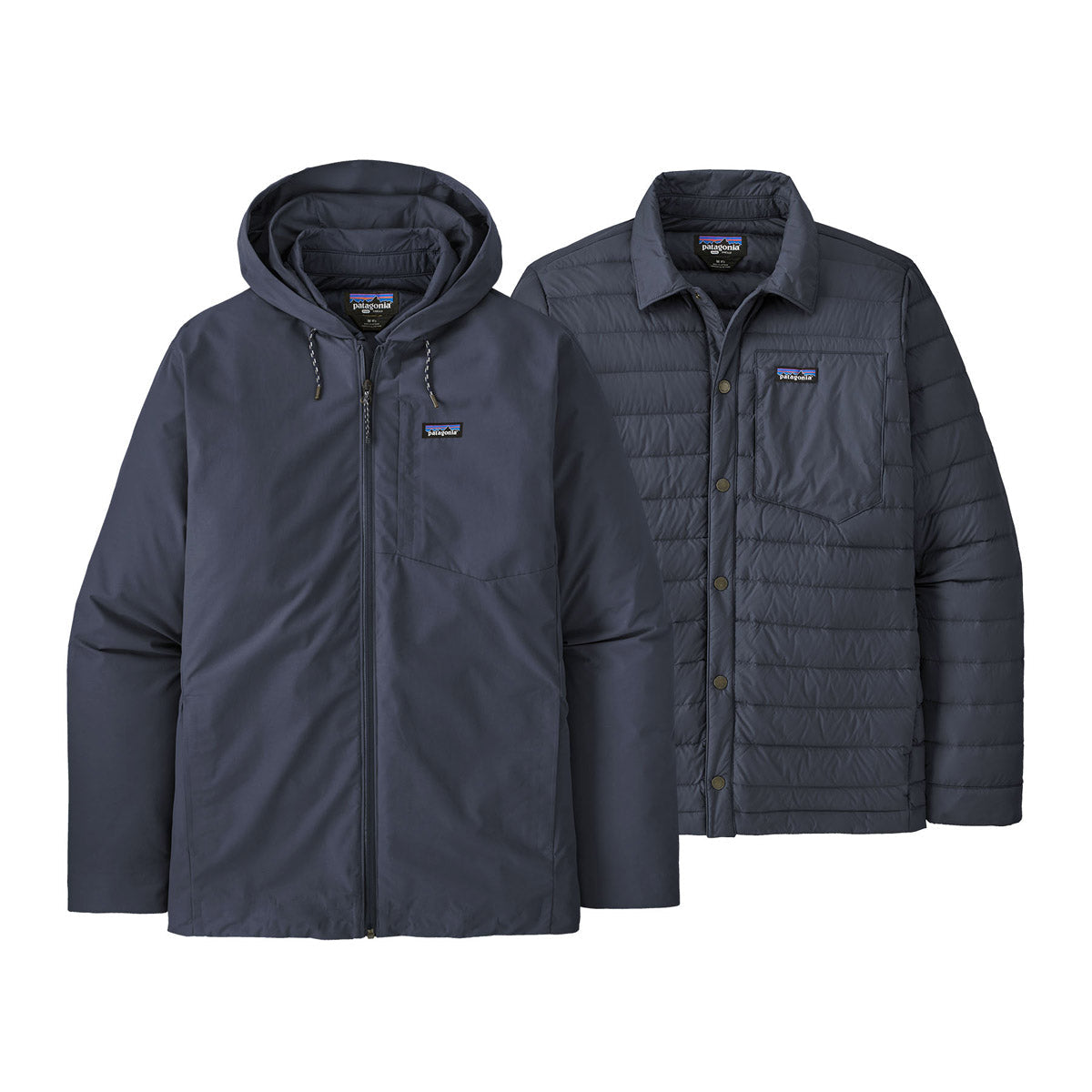 Patagonia Men&#39;s Downdrift 3-in-1 Jacket Smolder Blue