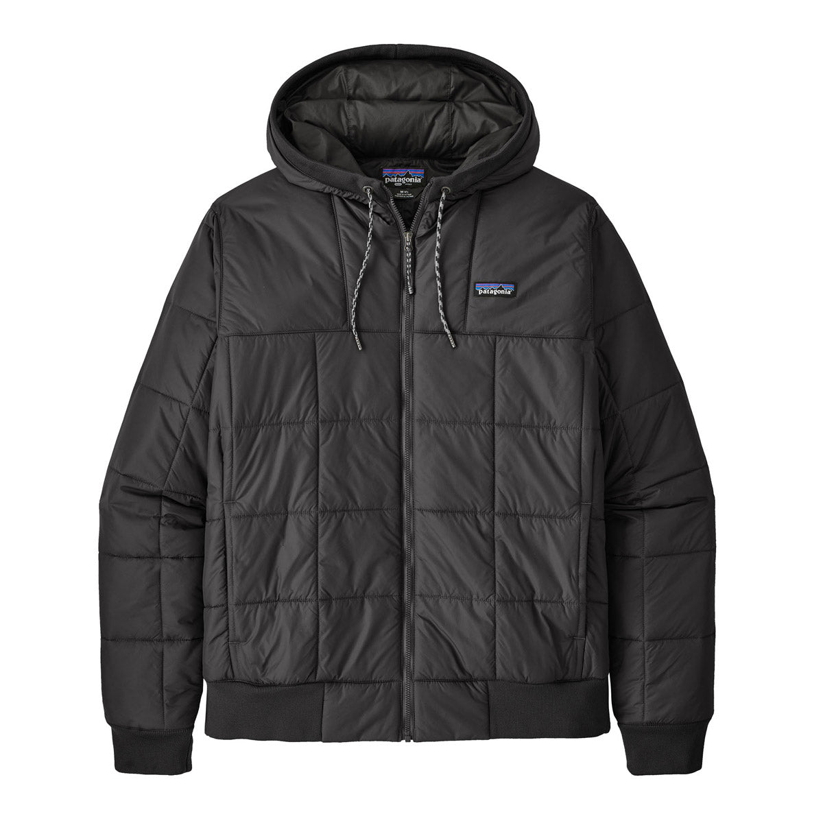 Patagonia Men&#39;s Box Quilted Hoody Black