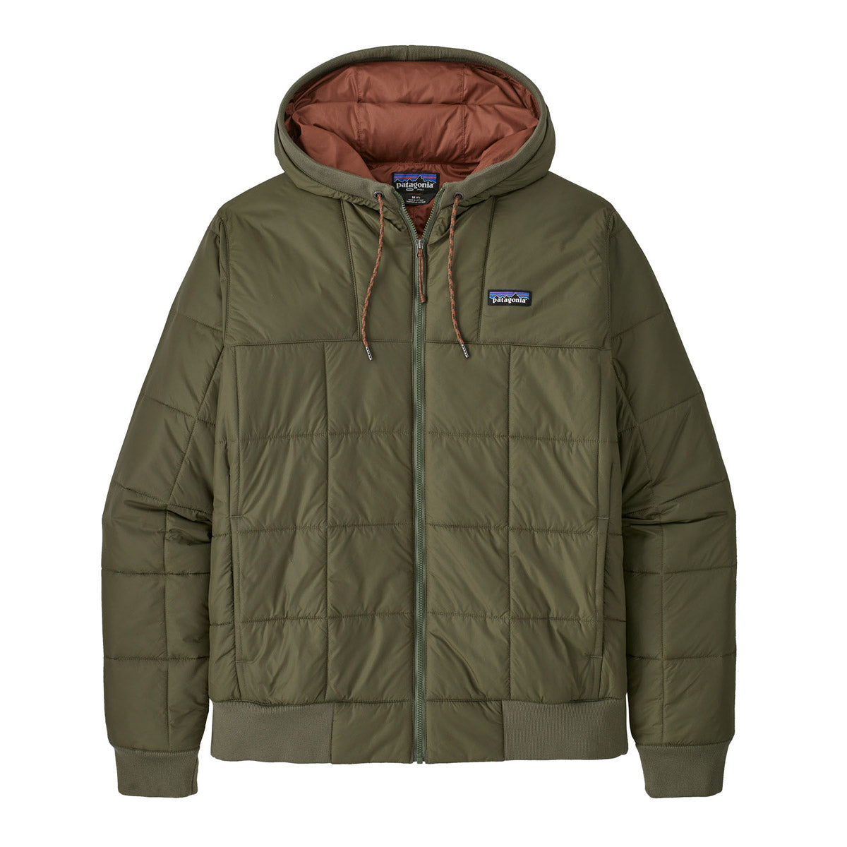 Patagonia Men&#39;s Box Quilted Hoody Basin Green