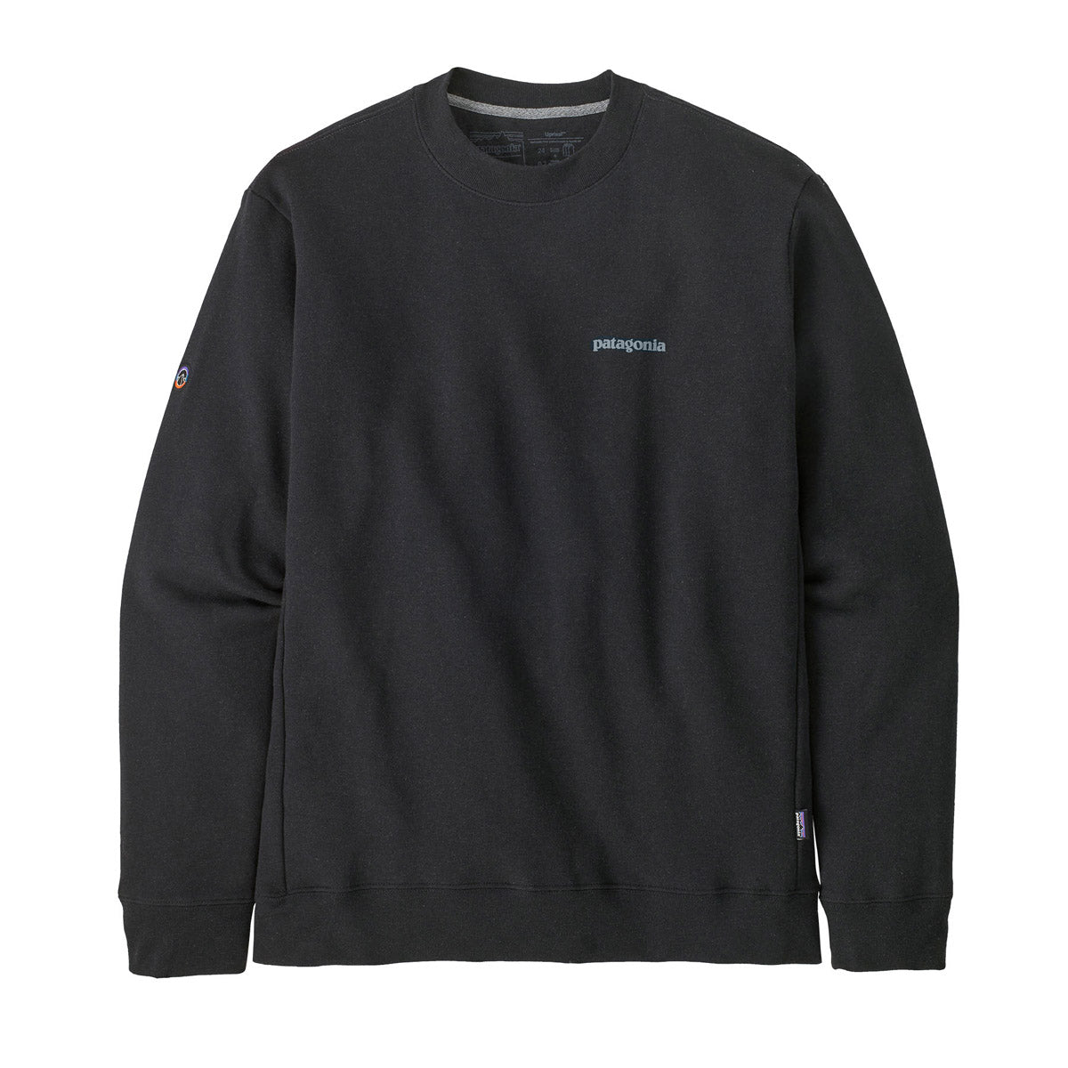 Patagonia Men's Fitz Roy Icon Uprisal Crew Sweatshirt Ink Black