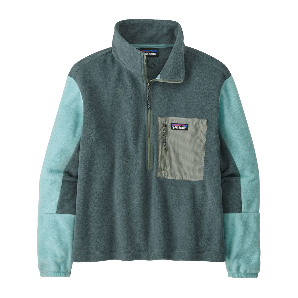 Patagonia Women&#39;s Microdini 1/2-Zip Pullover Nouveau Green