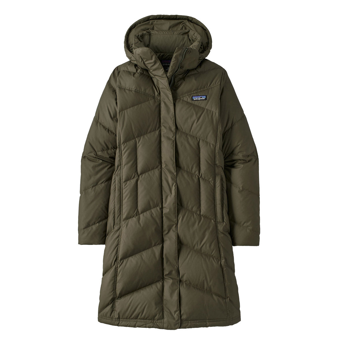 Patagonia Women&#39;s Down With It Parka Basin Green