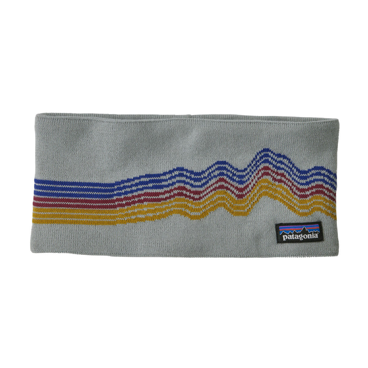 Patagonia Powder Town Headband Ridge Rise: Sleet Green