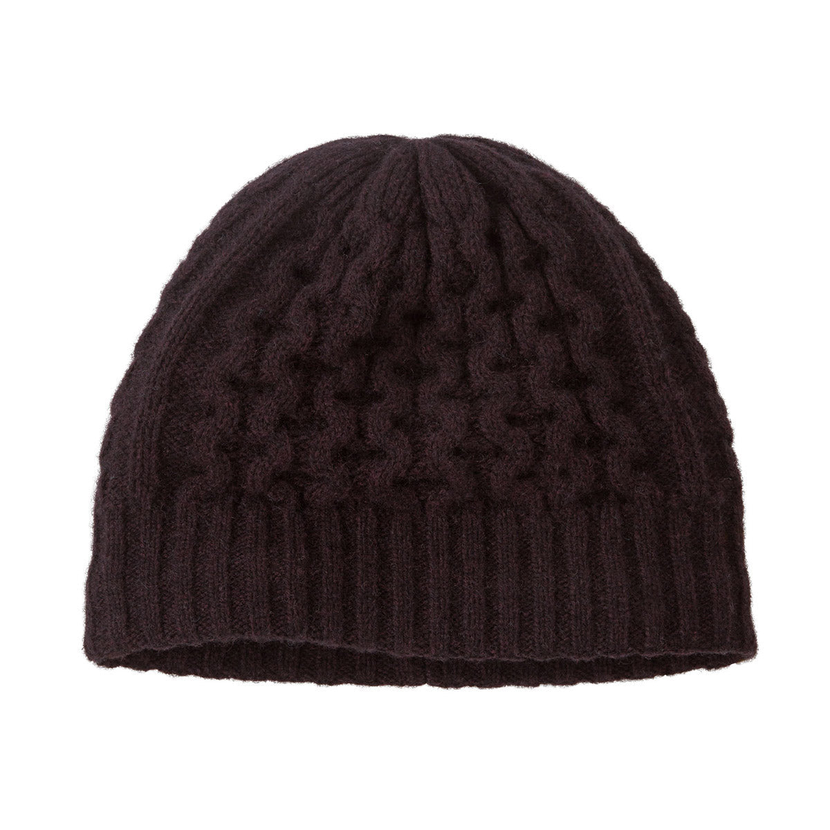 Patagonia Coastal Cable Beanie Obsidian Plum