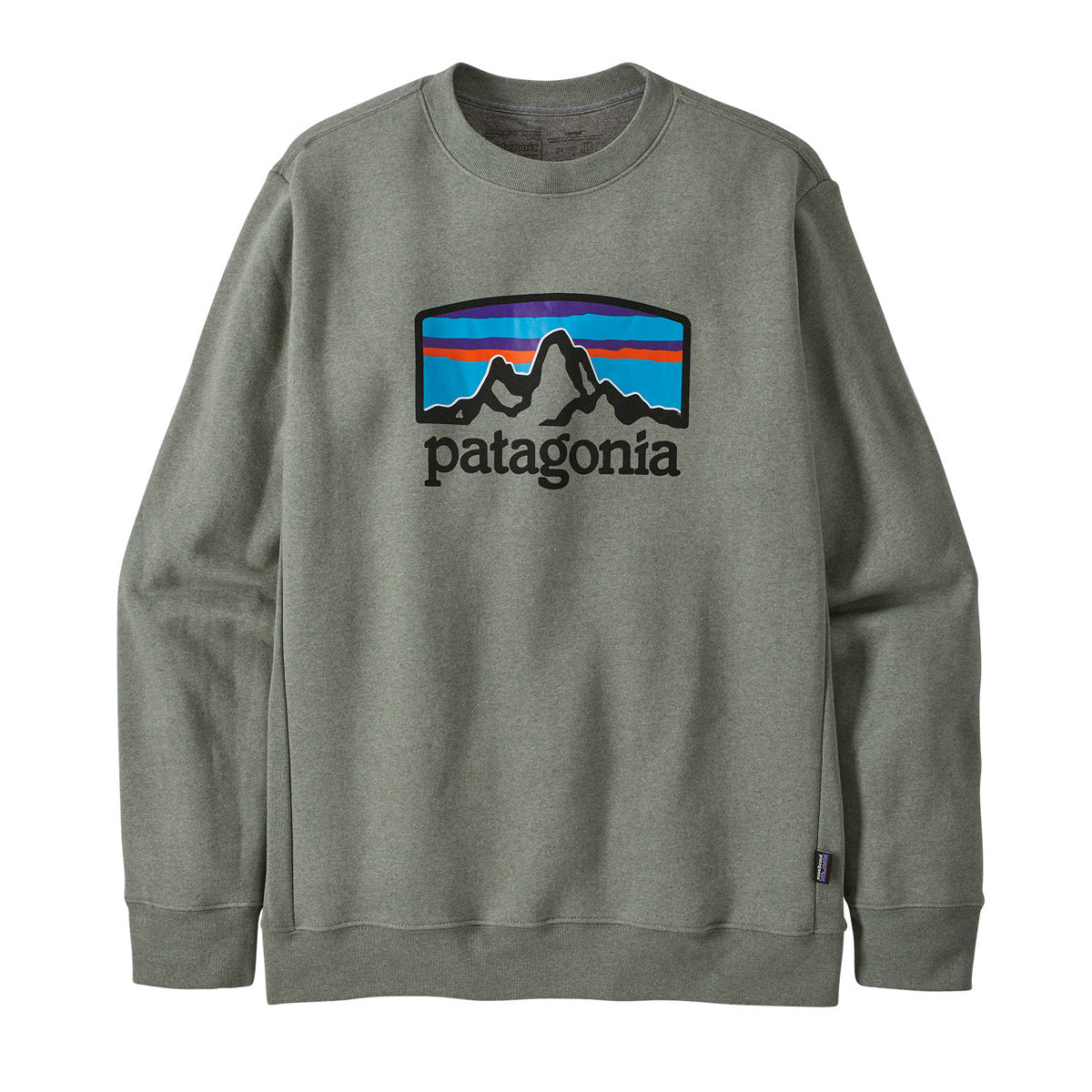 Patagonia Men&#39;s Fitz Roy Horizons Uprisal Crew Sweatshirt Sleet Green