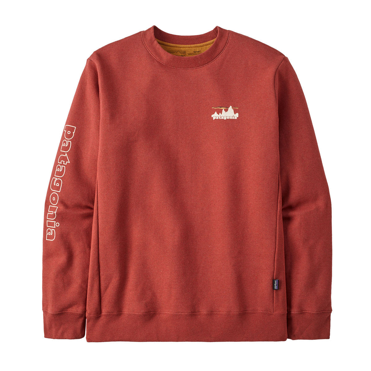 Patagonia Men&#39;s &#39;73 Skyline Uprisal Crew Sweatshirt Burl Red