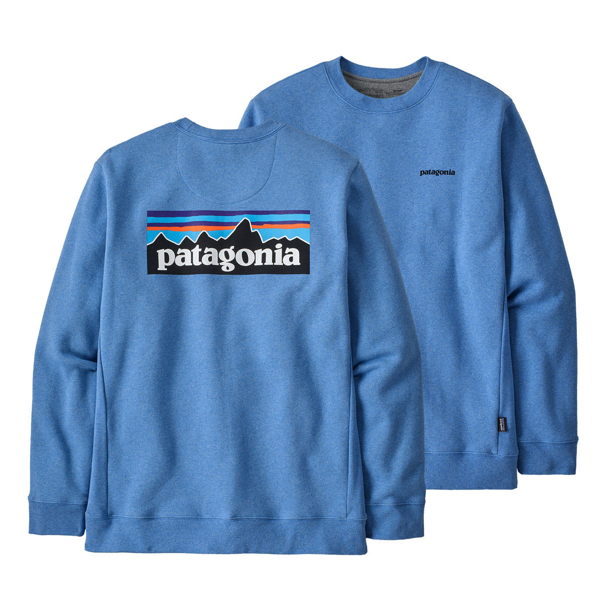 Patagonia Men&#39;s P-6 Logo Uprisal Crew Sweatshirt Blue Bird