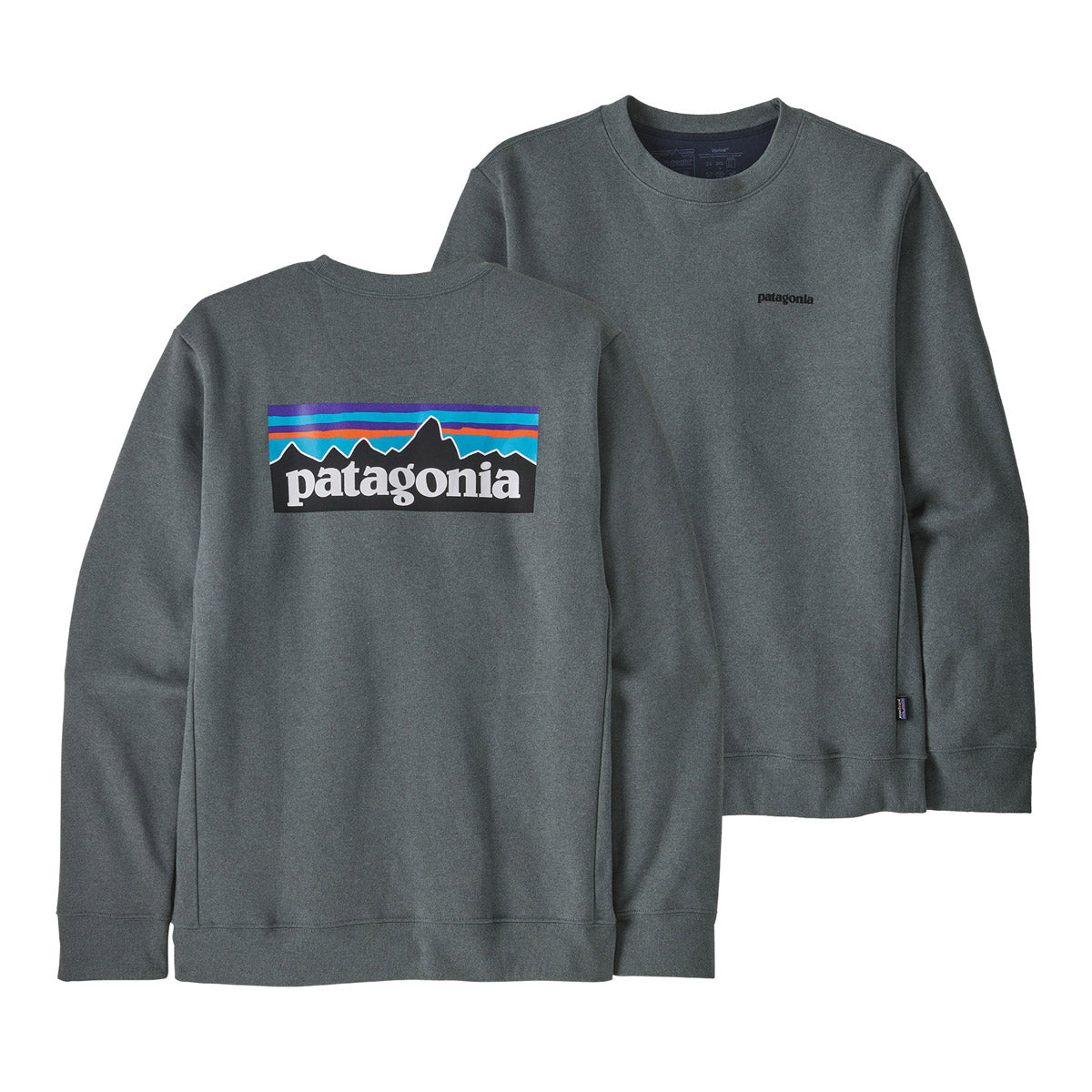 Patagonia Men&#39;s P-6 Logo Uprisal Crew Sweatshirt Nouveau Green