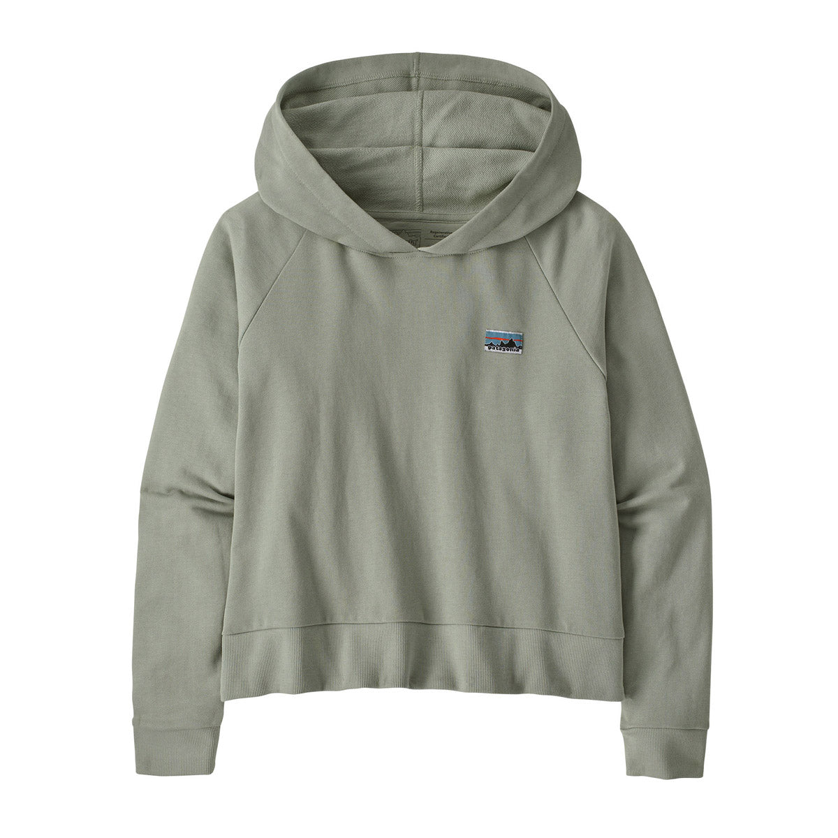 Patagonia Women&#39;s Regenerative Organic Certified Cotton Essential Hoody Sleet Green