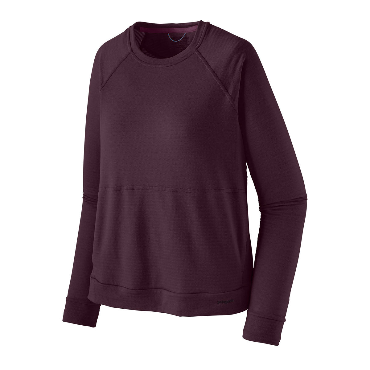 Patagonia Women&#39;s Long-Sleeved Capilene Thermal Crew Night Plum - Obsidian Plum X-Dye