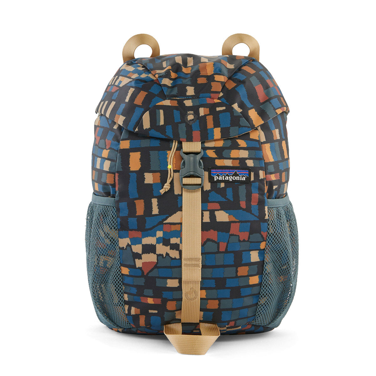 Patagonia Kids&#39; Refugito Day Pack 12L Fitz Roy Patchwork: Ink Black