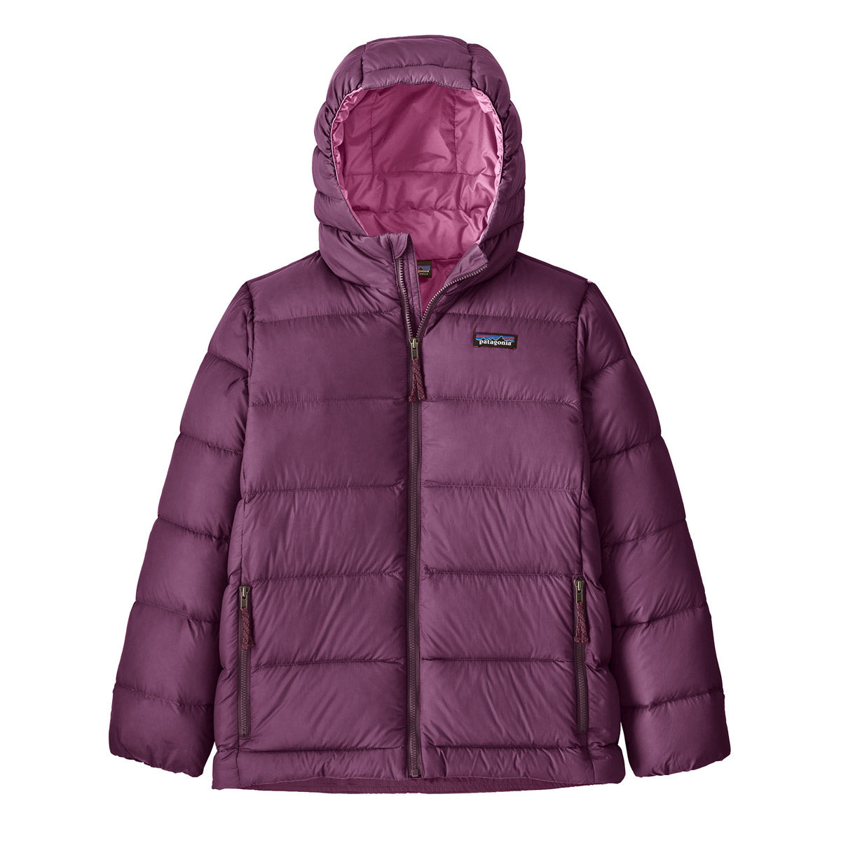 Patagonia Kids&#39; Hi-Loft Down Sweater Hoody Night Plum