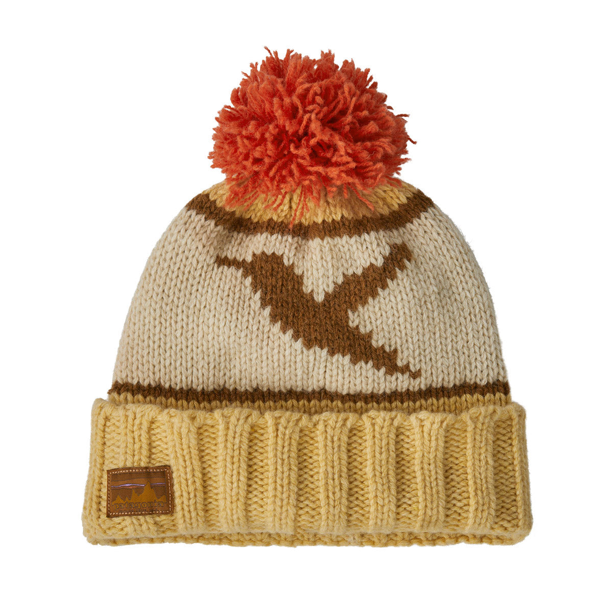 Patagonia Snowbelle Beanie Allen Hummingbird: Beeswax Tan