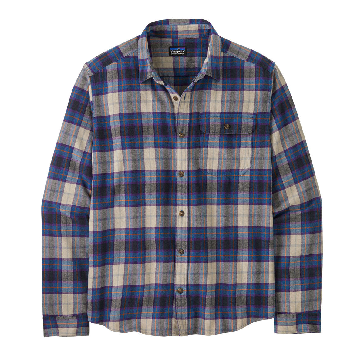 Patagonia Men&#39;s Long-Sleeved LW Fjord Flannel Shirt potter: Endless Blue / S