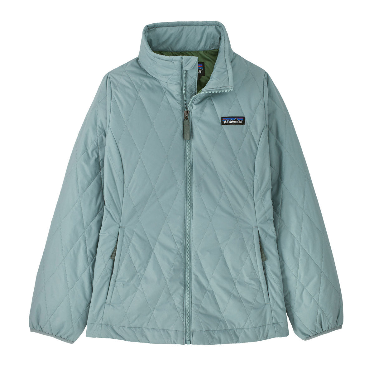 Patagonia Kids&#39; Nano Puff Diamond Quilt Jacket Thermal Blue