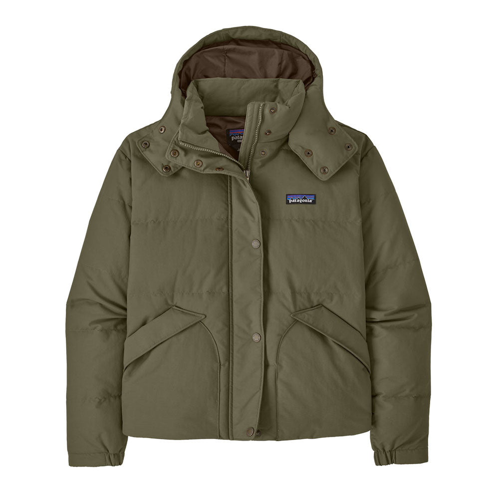 Patagonia Womens Downdrift Jacket Basin Green