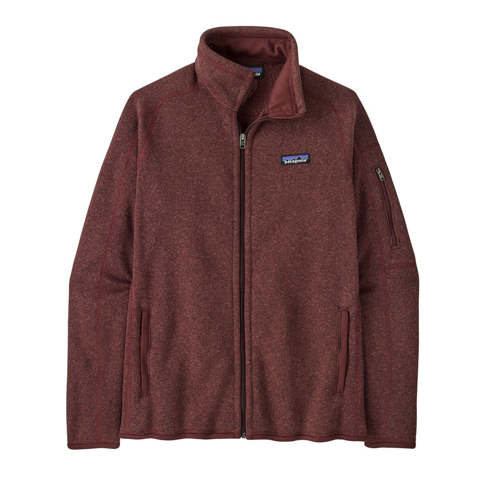 Patagonia Womens Better Sweater Jacket Dark Ruby