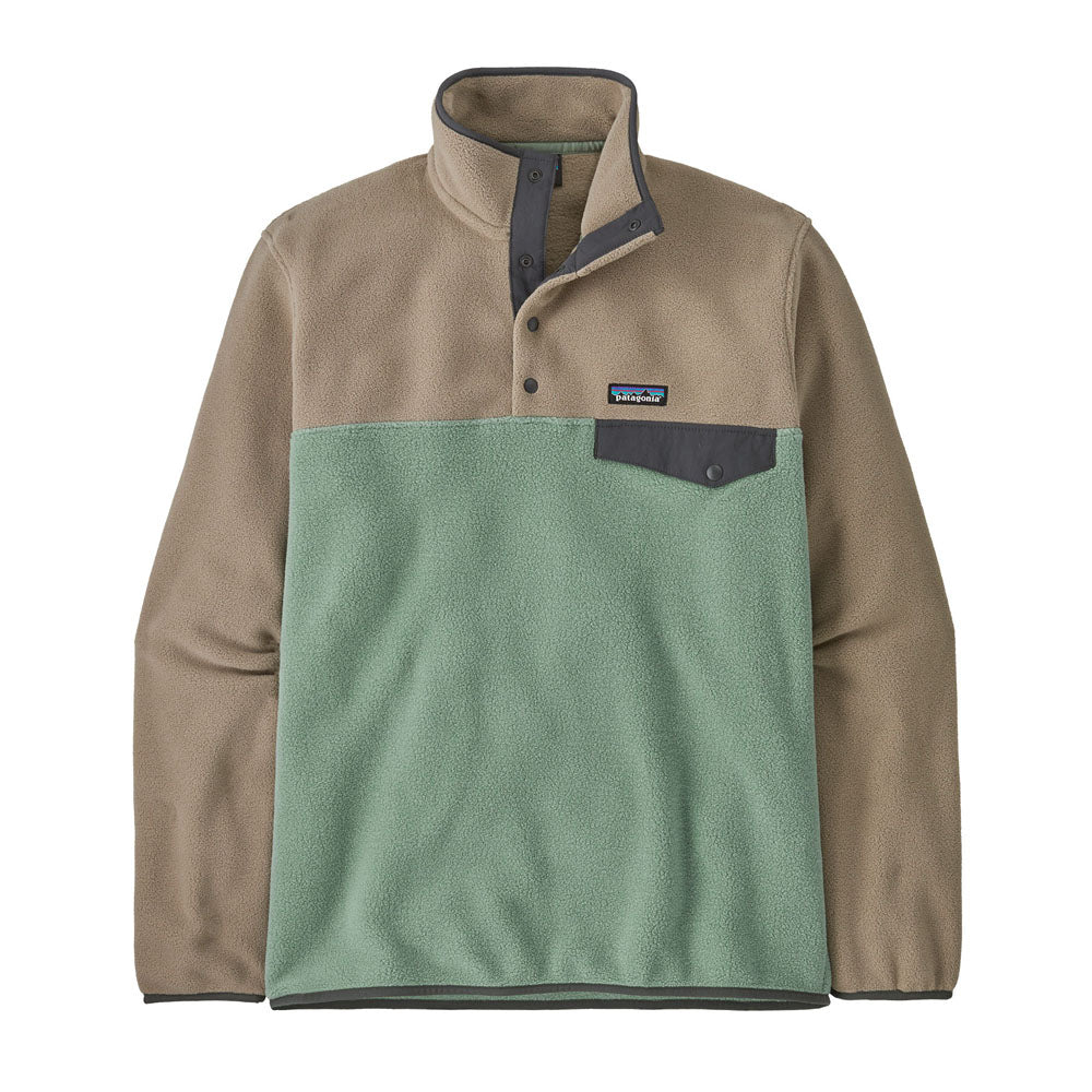 Patagonia Mens Lightweight Synchilla Snap-T Fleece Pullover Ellwood Green