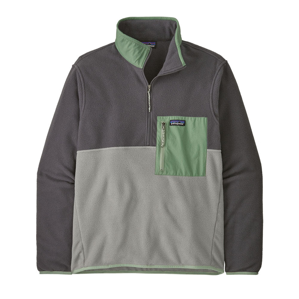 Patagonia Mens Microdini 1/2 Zip Pullover Forever Grey